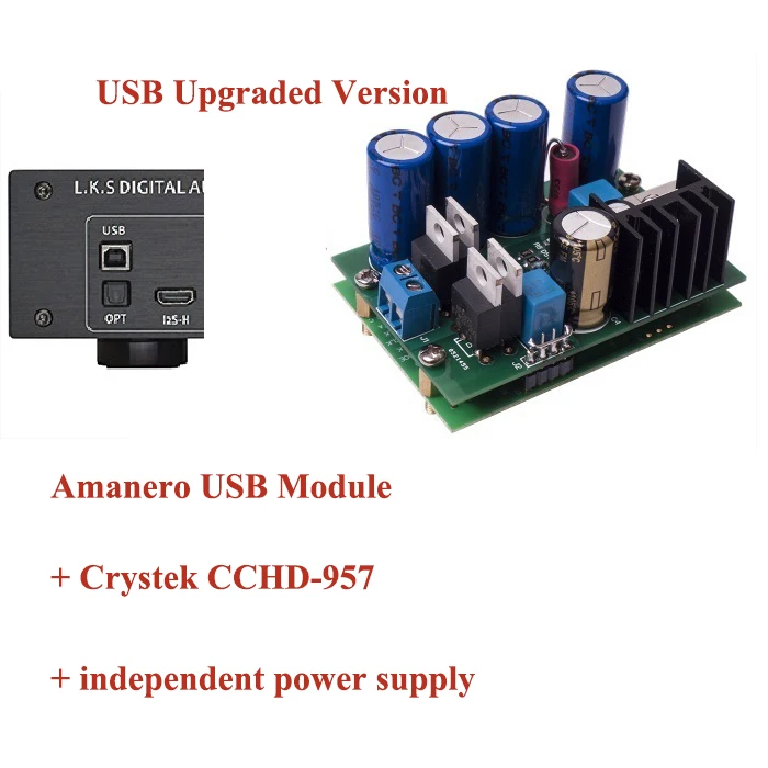 L.K.S внешнее освещение двойной флагманский ЦАП ES9038pro коаксиальный вход DSD AES EBU для