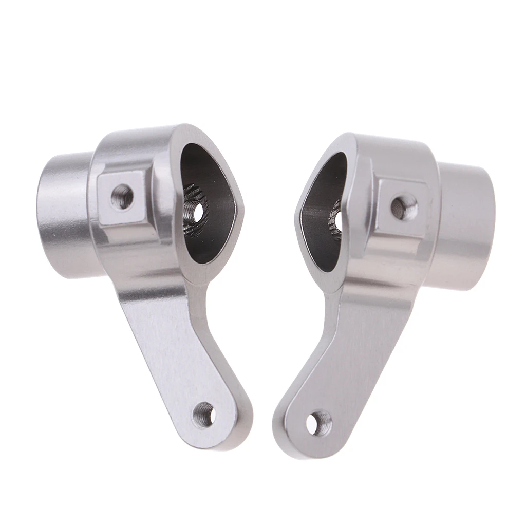 2 Pieces Metal Front Hub Carriers Steering Cup for 1/28 Wltoys and 1/16 WPL RC Car Spare Parts