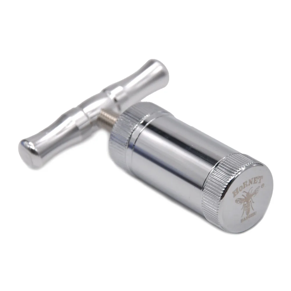 

1 pc HORNET Metal Aluminum Pollen Presser Compressor Press Herb grinder Tobacco Spice Grinder Crusher accessories