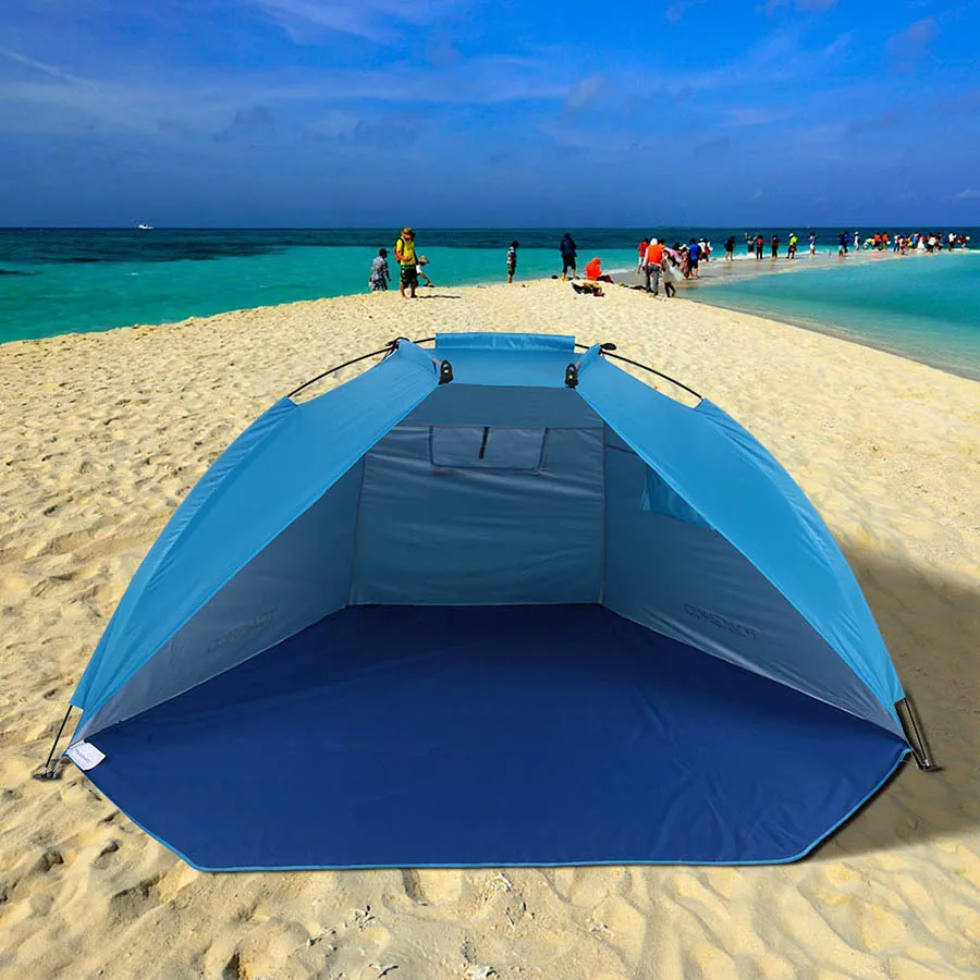 

Outdoor Collapsible Beach Tents Shelters Sunshade UV Protection Ultralight Tent For Fishing Picnic Park Outdoor Tools
