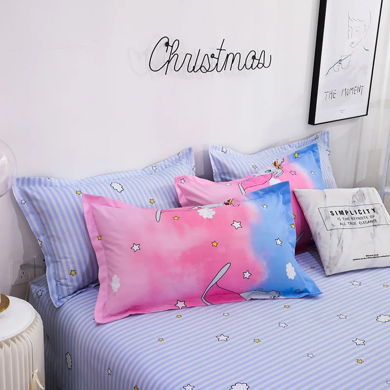 Набор постельных принадлежностей Dumbo постельное белье с рисунком двойной полный королева король пододеяльник дети розовый синий плоский лист наволочки пододеяльник наборы