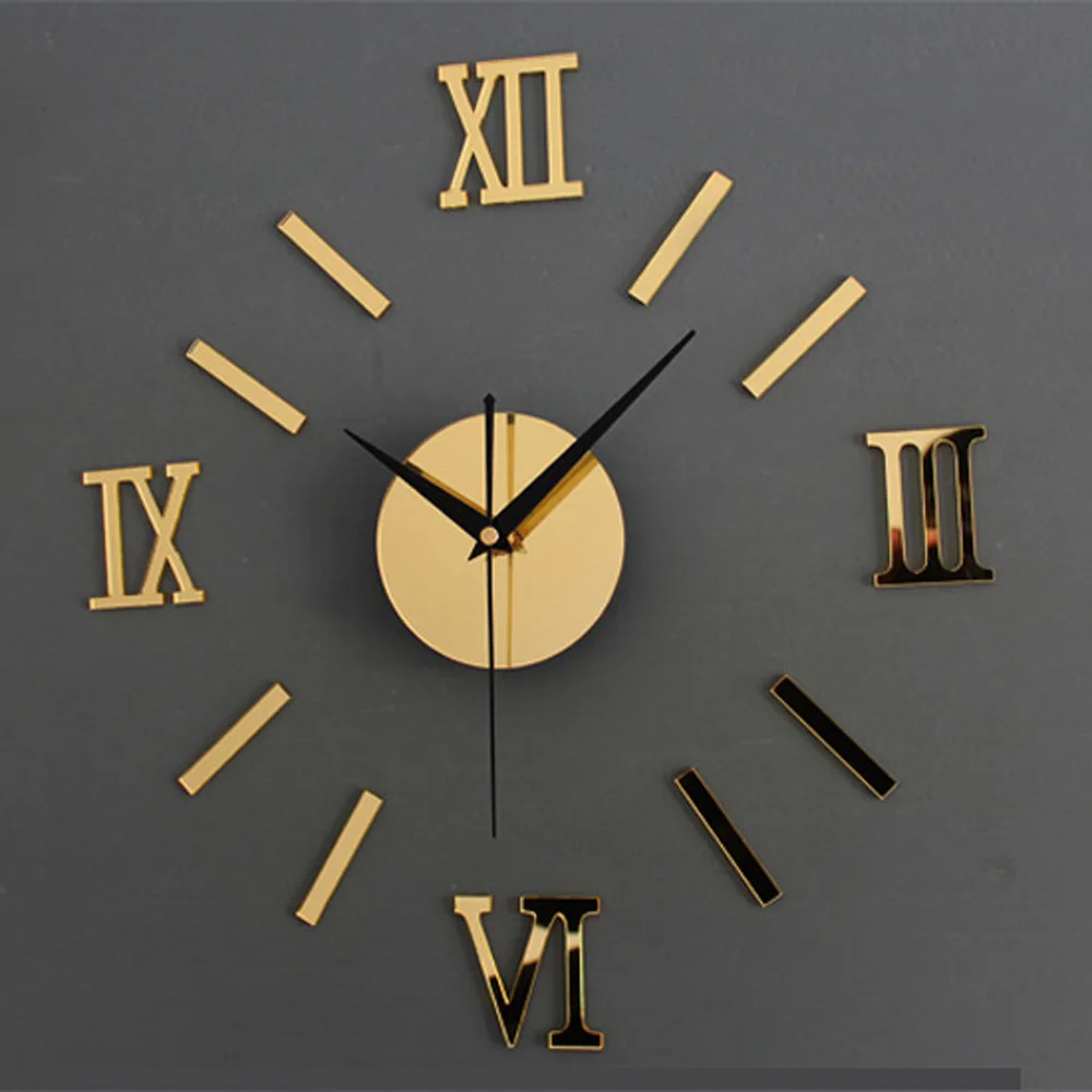 Online Get Cheap Wall Clock Gold Aliexpresscom Alibaba Group - Diy Wall Clock D Mirror Roman Font Stickers Hour Modern Art Watch Goldsilver(china online get cheap wall clock gold aliexpresscom alibaba group - diy wall clock d mirror roman font stickers hour modern art watch goldsilver(china