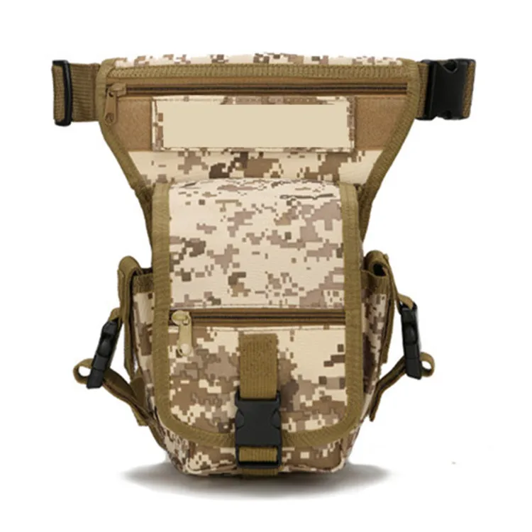 outdoor sports bag tactical airsoft hiking camouflage 1000D multi-function tactical belt leg bag for camping HT19-005 (4)