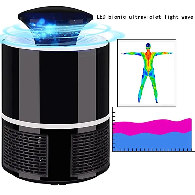 Светодиодный USB Противомоскитный светильник, электрическая противомоскитная лампа для дома, светодиодный светильник-ловушка для насекомых