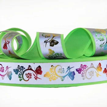 

10Y46986 1.5"(38mm) color silver&reflective tape Sewing ribbon 10 yards wedding gift wrap For Decorative
