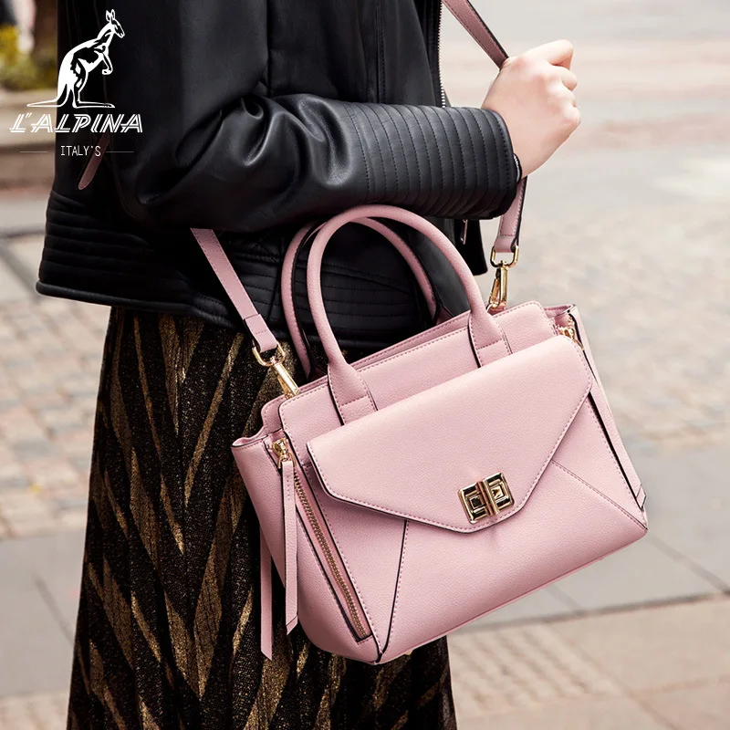 

Women's bag 2018 Europe and America handbag fashion zipper bag female shoulder slung locomotive small square bag