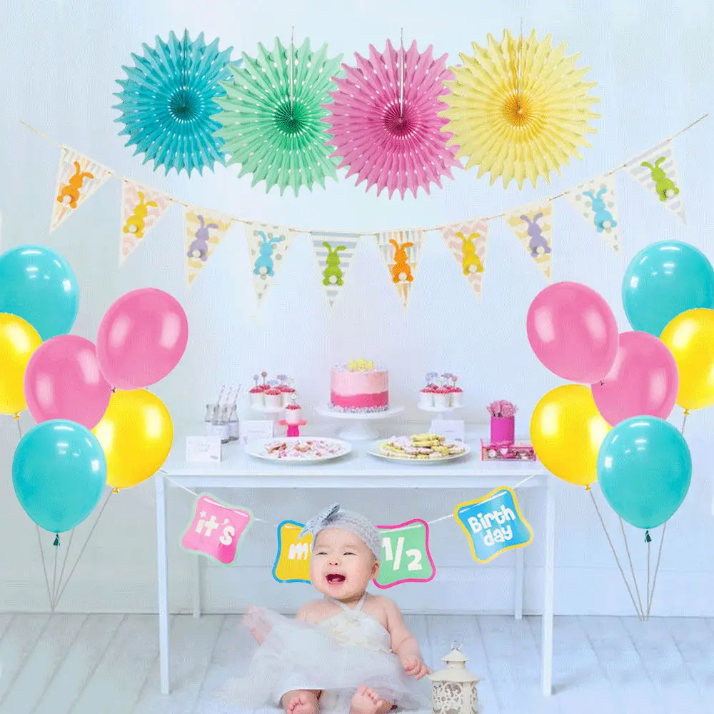 Online Shop 15m Shimmering Its My Half Birthday Banner 12