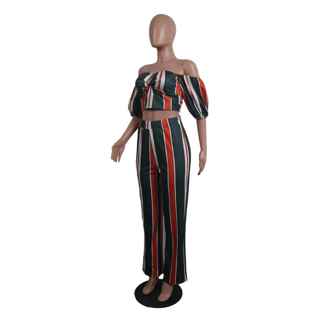 Best Offers New 2018 Summer Slash Neck Sexy Set Boho Backless Strapless 2 Piece Suits Striped Lantern Sleeve Women Two-Piece Suit Best Offers New 2018 Summer Slash Neck Sexy Set Boho Backless Strapless 2 Piece Suits Striped Lantern Sleeve Women Two-Piece Suit