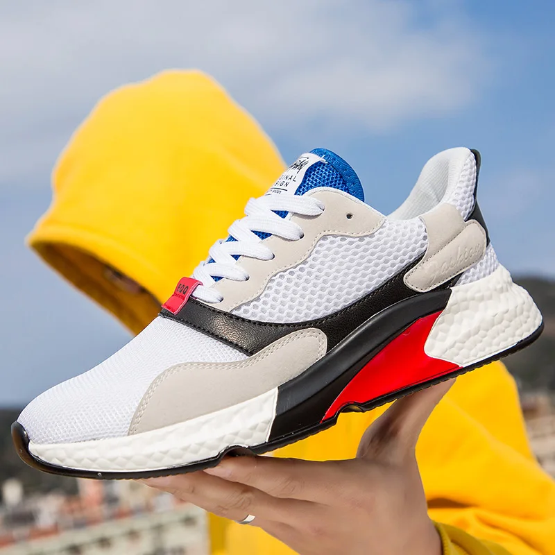 

2019 men's breathable mesh casual shoes men's comfortable fashion summer mesh shoes lightweight sports shoes