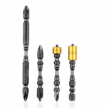 

4Pcs/Set Strong Hardness Magnetic Phillips Screwdriver Bit Double Head Electric Durable Long Bits Tool Steel Drills