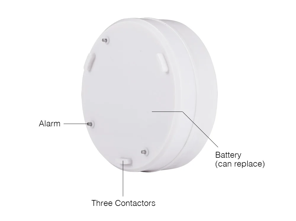 Free shipping Independent Wireless Water Leak Detector 90 dB Volume Water Leakage Alarm for Home Kitchen Toilet Floor_7