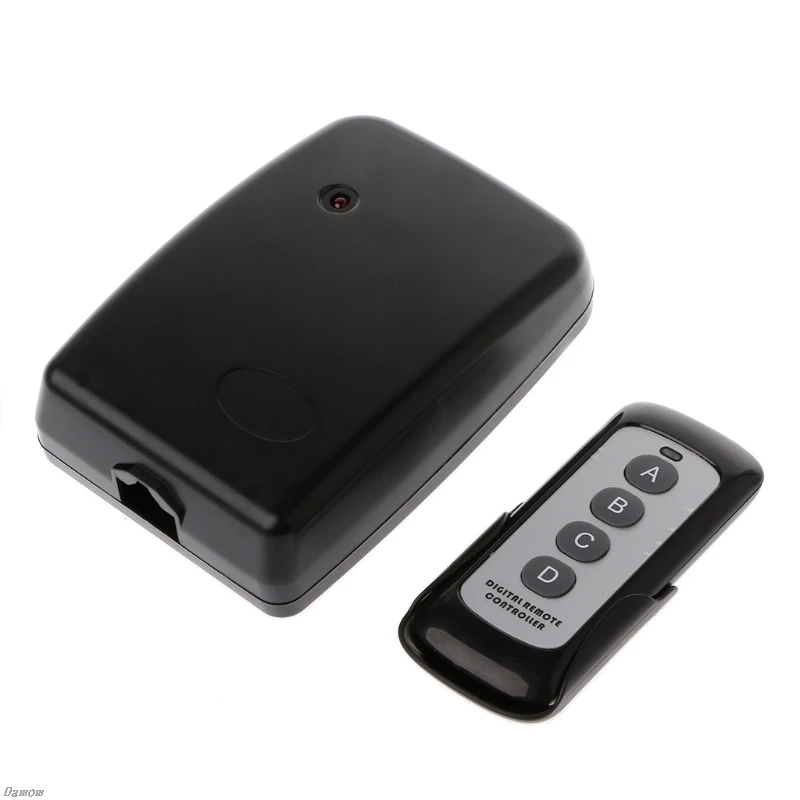 

AC 220V 4CH Wireless Remote Control System Switch Receiver 4 Buttons 433Mhz Damom