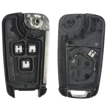 Keyforkess 20 pz/lotto 2/3/4/5 pulsanti Flip pieghevole chiave dell'automobile Shell per Chevrolet Cruze caso chiave a distanza Keyless Fob Uncut HU100 lama - Jingyuqin 20 pz lotto 2 3 4 5 pulsanti Flip pieghevole chiave dell automobile Shell