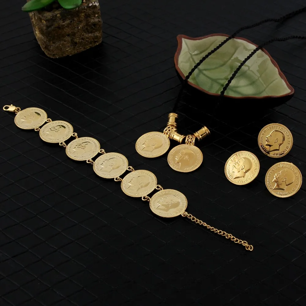 Sky talent bao Gold Coin Jewelry sets 