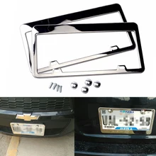 ESPEEDER 2 шт. рамка для номерного знака из нержавеющей стали держатель для Авто Грузовых автомобилей только для американского автомобиля из Канады