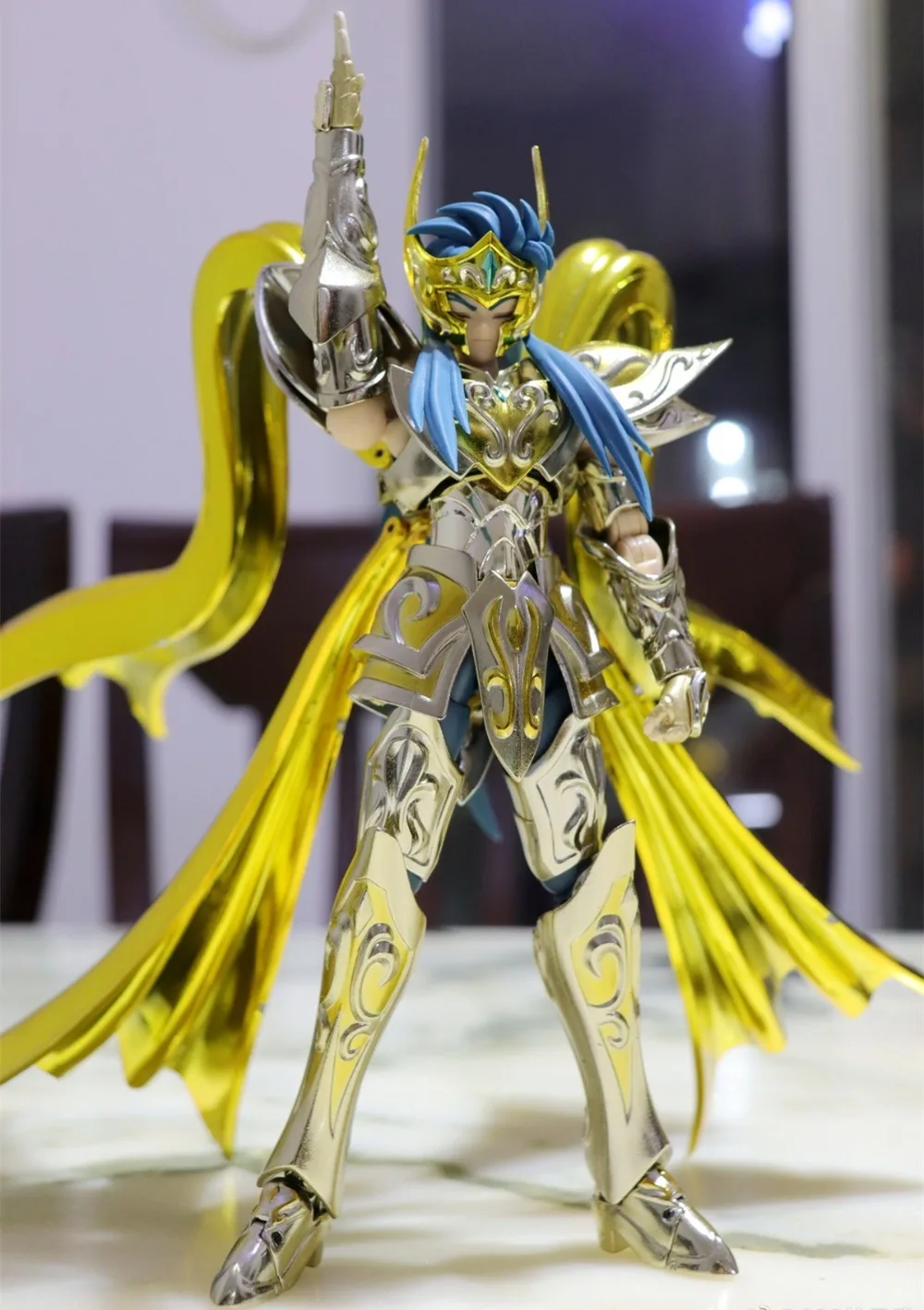 GT Great Toys Saint Seiya Myth Soul of God SOG Gold Aquarius Camus metal Cloth