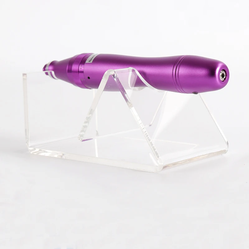 Professional Tattoo Machine Holder Stand Transparent Acrylic Tattoo Gun