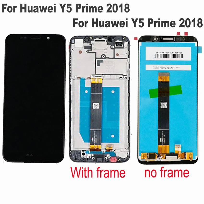 5 45 ''ЖК-дисплей для Huawei Y5 Prime 2018 женский Стандартный Полный ЖК-дисплей +