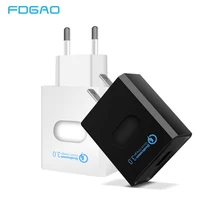 FDGAO Быстрая зарядка 3,0 USB зарядное устройство QC3.0 Быстрая зарядка для iPhone XS XR X 8 samsung S9 Xiaomi настенное зарядное устройство для мобильного телефона