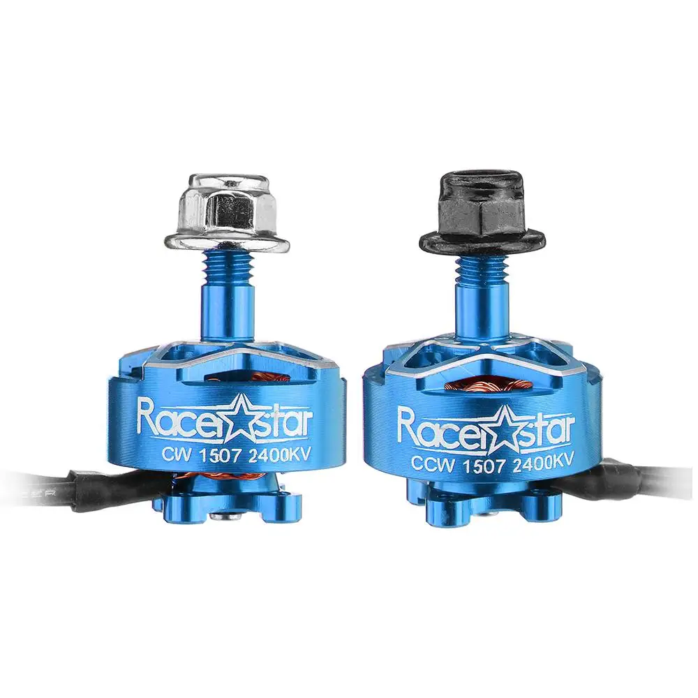 5 шт. Racerstar SPROG X 1507 17,8g 2400KV 3-6S CW& CCW бесщеточный двигатель для Sprog начинающих RC Дрон FPV гоночный DIY аксессуары