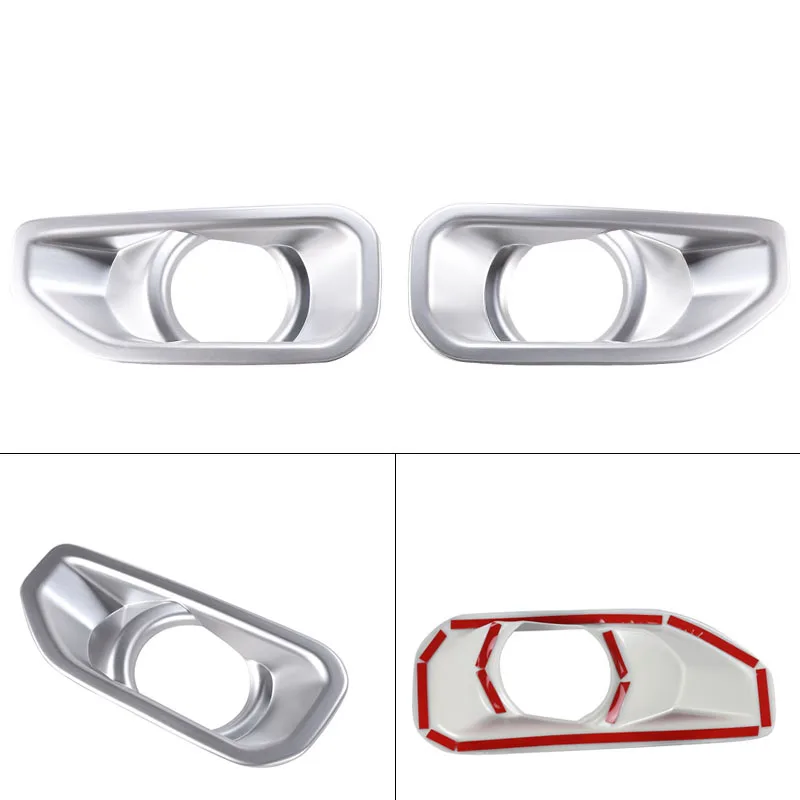 Car Stickers Cover Trim for Jeep Wrangler 2018 Up ABS Car Front Fog Lamp Decoration Cover for Jeep Wrangler JL Car Accessories (3)