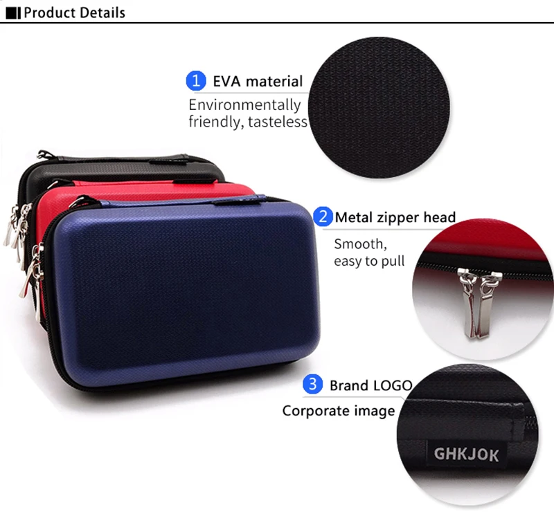 Estojo e bolsa p disco rígido