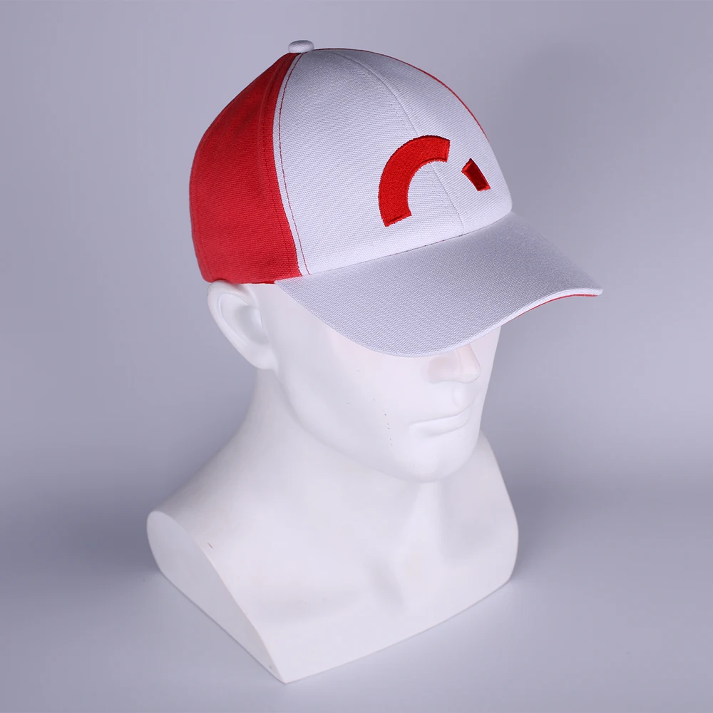 Anime Pocket Monster Cosplay Costumes Caps Pokemon Caps Baseball Ash Ketchum Halloween Party Prop (7)