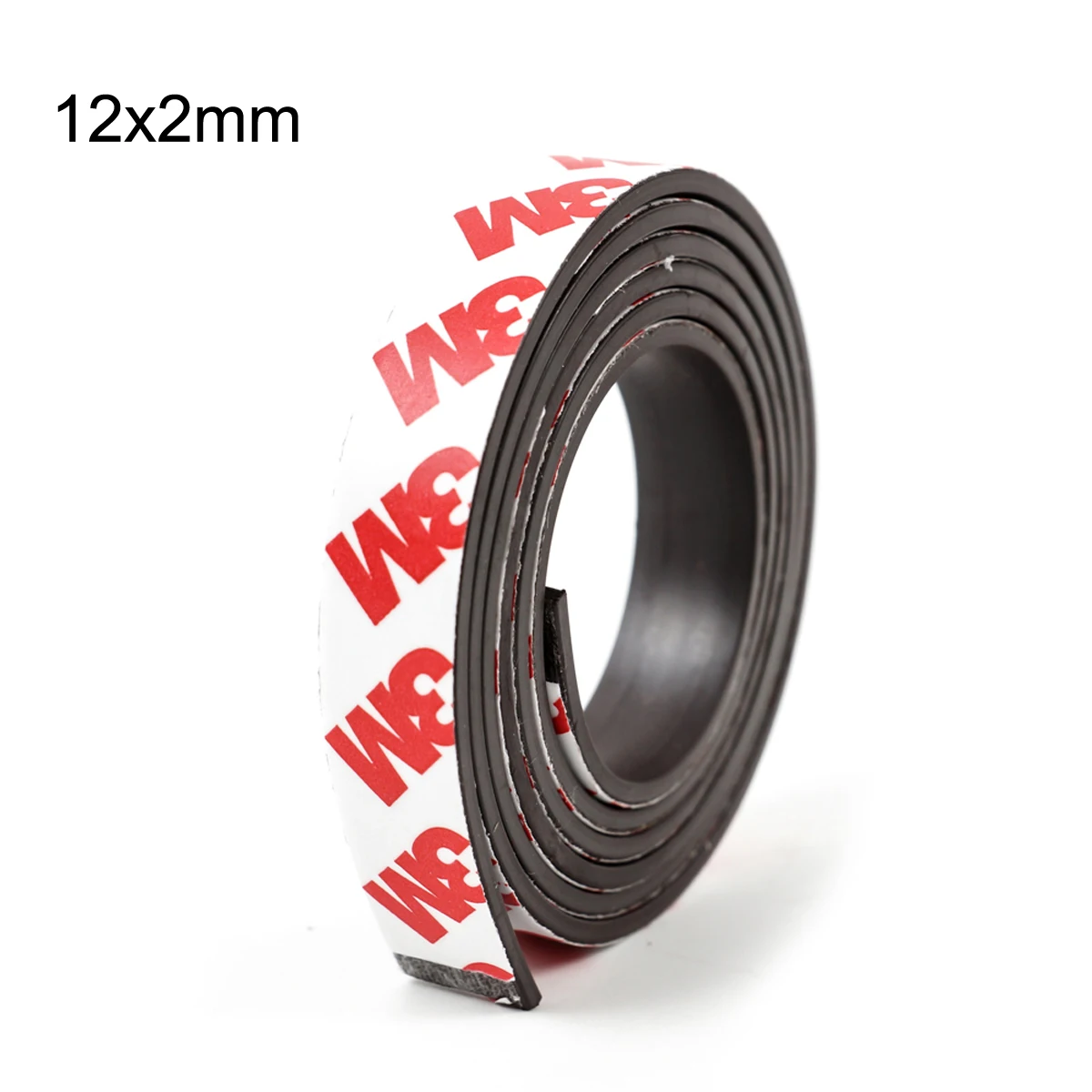 1 Meter 10*1 10*2 12*2 15*1 20*1 30*1 mm self Adhesive Flexible Soft Magnetic Strip Rubber Magnet Tape width 10mm/15mm/30mm 3