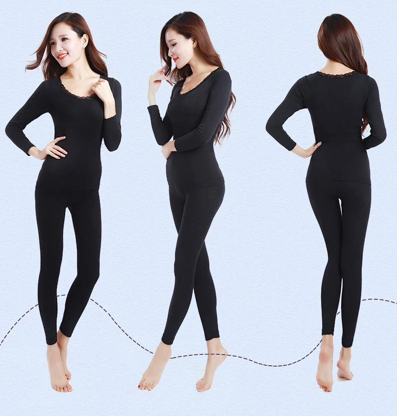 Body Shaped Slim Ladies Thermal Winter Long Johns