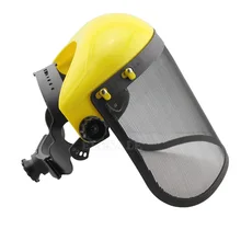 Новая защитная маска с металлической сеткой для садоводства, безопасная маска для всего лица для кошения, сварки, деревообработки, защита для лица