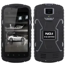 free ship No.1 X1 Waterproof Shockproof Phone Android 4.4 MTK6582 Quad core 5″ 1280×720 1GBRAM 8GBROM 13MP 3300mAh mobile phone
