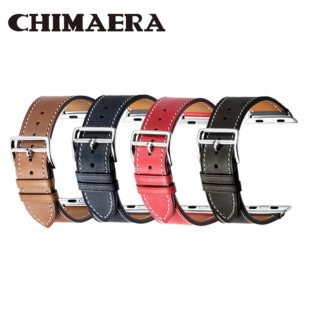 CHIMAERA H/м кожаный наручных заменить для часов Iwatch Series1 Series2 Series3 4 Для мужчин женщин