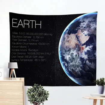 

Galaxy Space Jupiter Wall Hanging Mars Milky Way Tapestry Decoration Star Blanket Polyester Indoor And wall hanging Tapestry