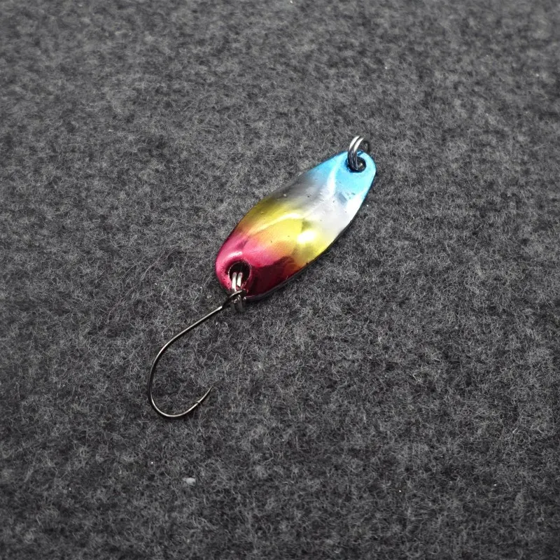 2.5g spoon fishing lure isca artificial metal bait swimbait trout lure fishing spinner blade lure