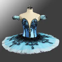 Синий изумруд пачка балетный костюм YAGP классический балетное платье-пачка взрослых девочек классическая балетная пачка профессиональная