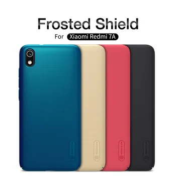 

For Xiaomi Redmi 7A case cover 5.45" Nillkin frosted shield plastic case for Xiaomi Redmi 7A with Phone Holder