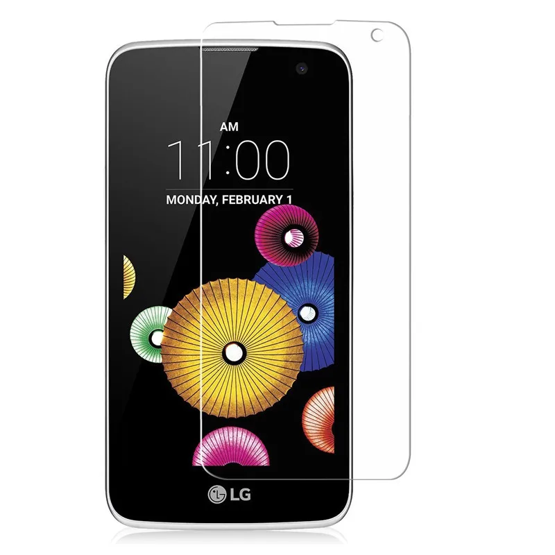 

2.5D 0.26mm 9H Premium Tempered Glass For LG K4 4G LTE K120e K130e Screen Protector Toughened protective film For LG K4 Glass