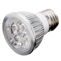 4*1 Вт 85-265 В E27 теплый белый светодио дный свет лампы Spotlight