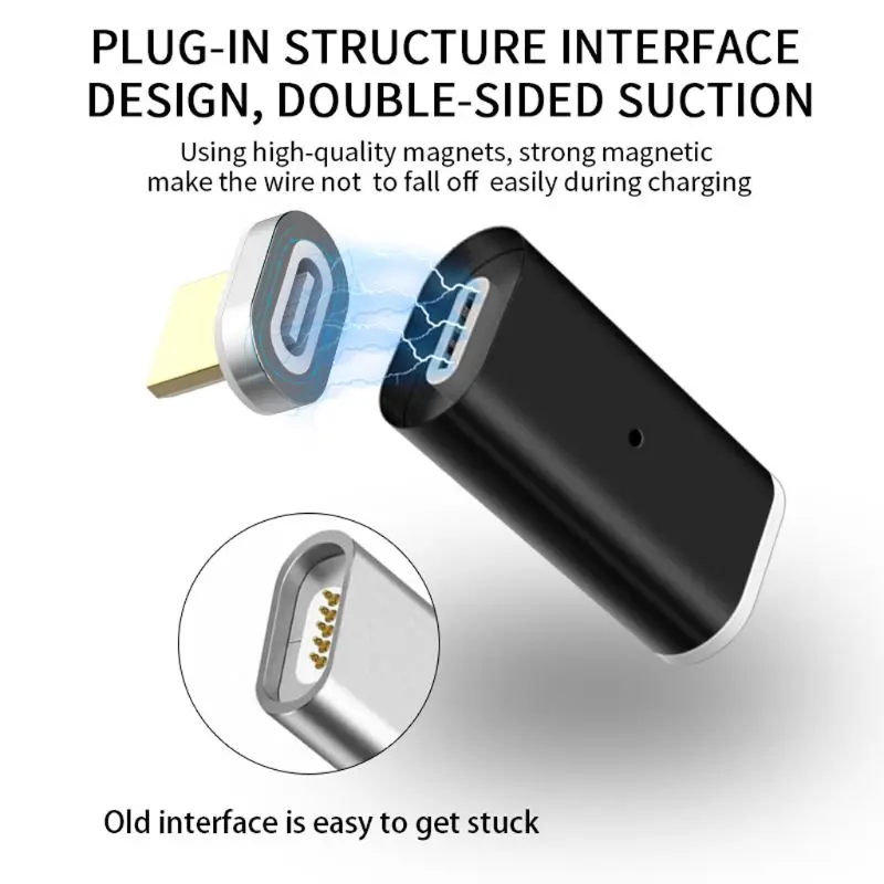 Магнитный Micro USB Женский к type C+ Micro USB со штепселем, для передачи данных и подзарядки конвертер адаптер для samsung Huawei Xiaomi HTC Android телефон