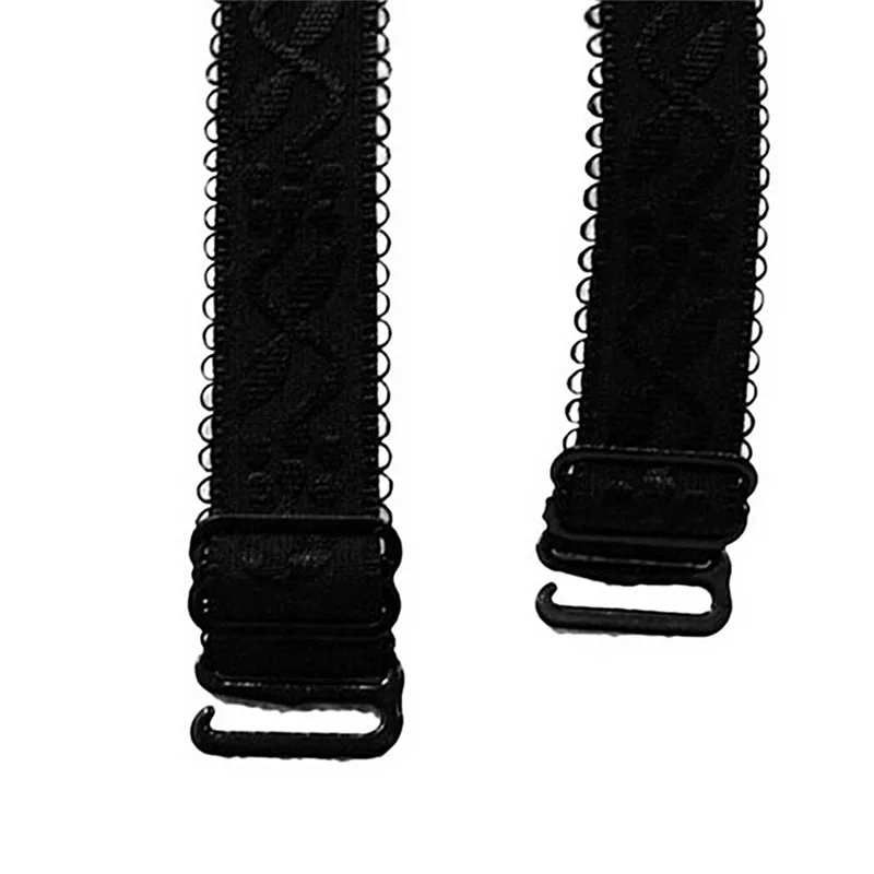 Slip-Resistant Double Elastic Bra Straps - 34cm, 1 Pair