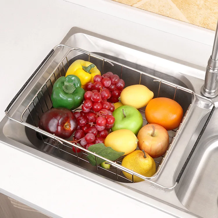 

Kitchen Storage Organizer Dish Drainer Drying Rack Metal Kitchen Sink Holder Tray for Plates Bowl Cup Tableware Shelf Basket