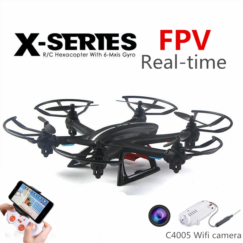 RC Drones with HD Camera Remote Control Hexacopter Professional FPV Quadcopter Original MJX X800 Flying Helicopter Copter C4005