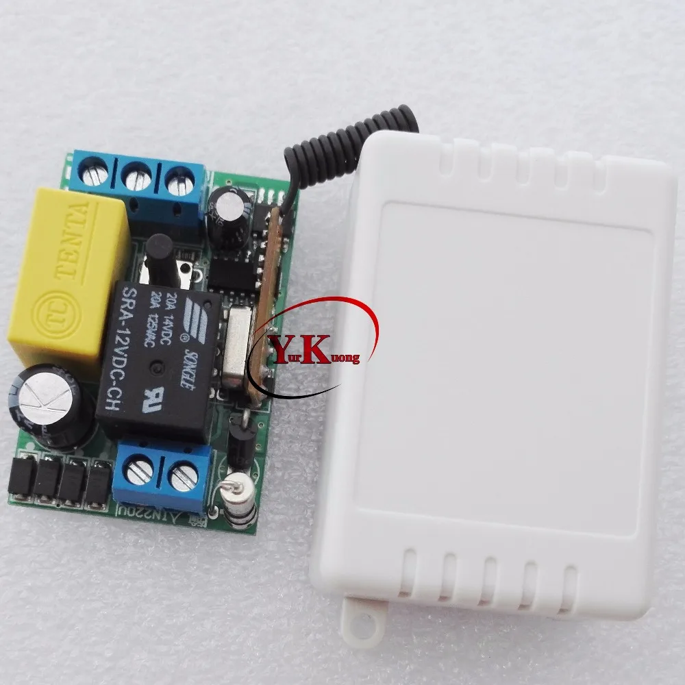 Input 220V Output 220V RF Wireless Switch 1 CH Light Lamp LED SMD Home Appliances Power Remote Swit - 32369487802