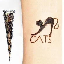 3 шт трафарет для хны красный коричневый черный+ 20 шт трафареты временные тату наборы боди-арт чернила для мехенди для краски тела