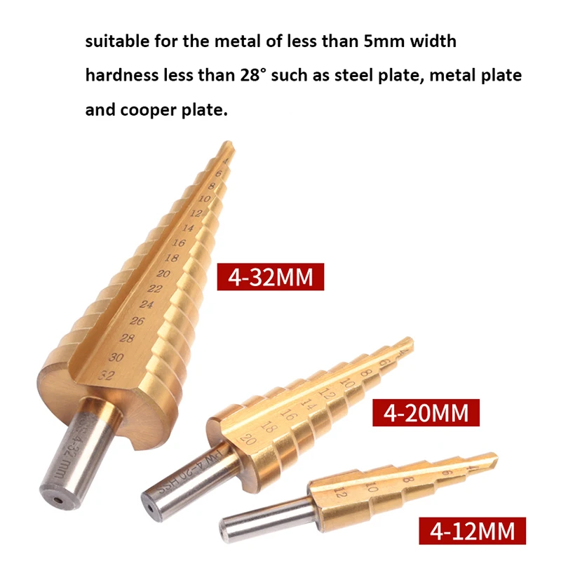 TRANVON Drill Bit for Metal Drills Chuck Tools for Carpentry Milling Cutter for Metal Drill Bit for Electric Screwdriver Jig (4)