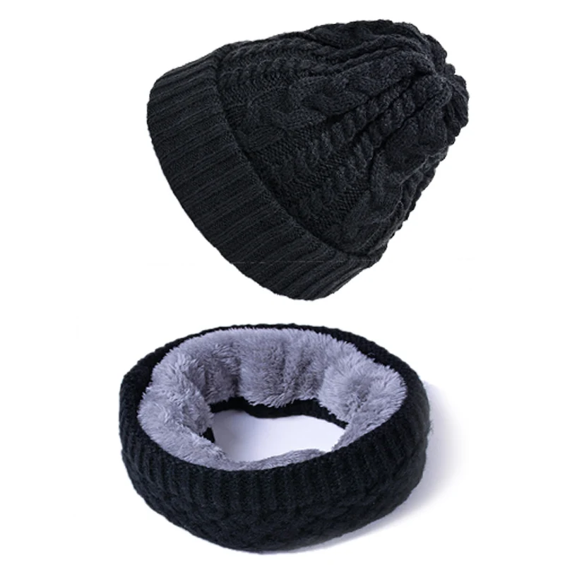 Unisex Winter Warm Knitted beanies for Men Women Children