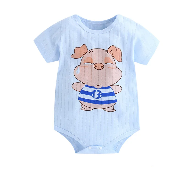 

Newborn Baby Clothes 100% Cotton Short Sleeve Spring Autumn Baby Rompers Soft Infant Clothing Toddler Baby Boy Girl Jumpsuits