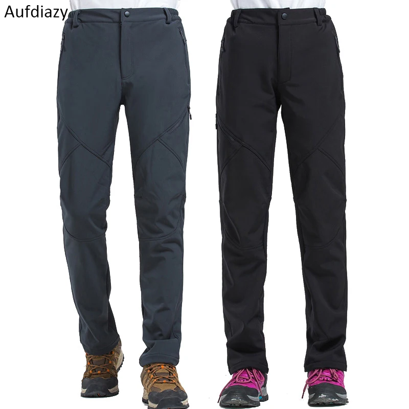 Pantalones de Softshell de exterior para hombre de mujer de estilo informal para acampar senderismo de invierno de lana Pantalones deportivos de senderismo impermeables pantalones de esquí IM013 Pantalones de Softshell de exterior para hombre de mujer de estilo informal para acampar senderismo de invierno de lana Pantalones deportivos de senderismo impermeables pantalones de esquí IM013