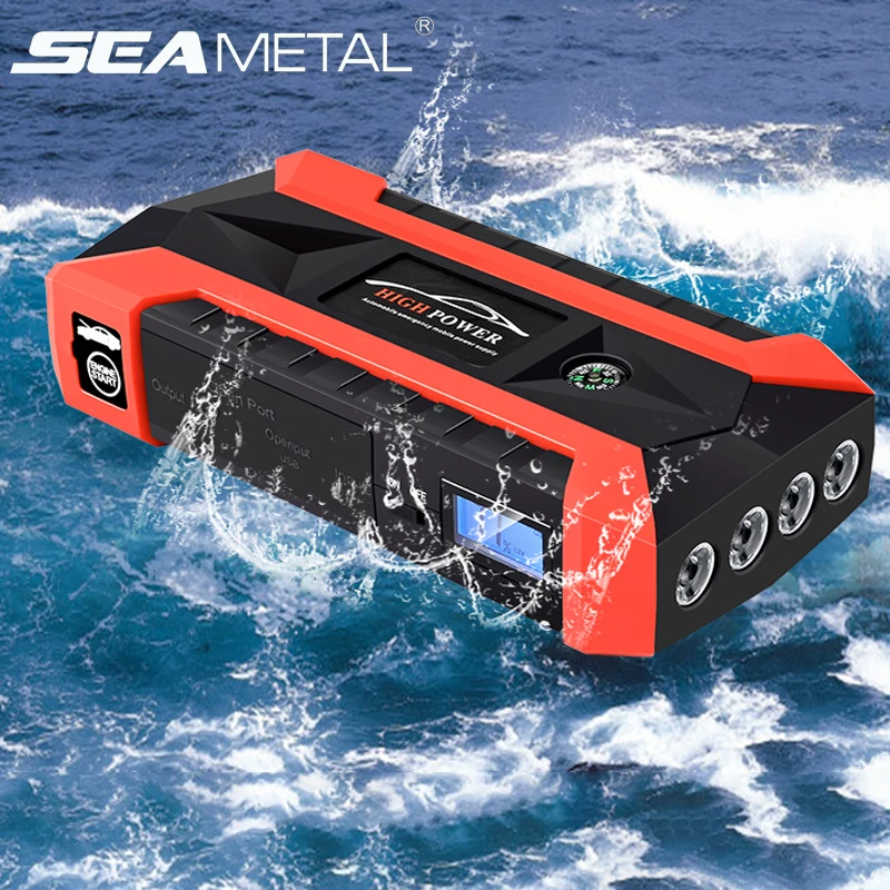 

12V Car Jump Starter 20000mah Power Bank Battery Booster 600A Peak Starting Device Portable Multifunction Auto Phone USB Charger