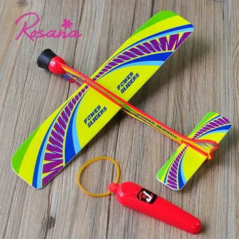 

Rosana Assembled Glider Ejection Aircraft + Stretch Arrow Ejection Aircraft Model Airplane Toy for Children Enlightenment Toys